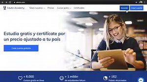 Puede inscribirse en cualquiera de los cursos disponibles en Edutin Academy, solo deberá crear una cuenta de estudiante y elegir el curso de su interés. ✔ Crear cuenta: https://edutin.com/users/add Contamos con más de 6.000 cursos virtuales de acceso gratis sobre diferentes temas y niveles de conocimiento, diseñados para su capacitación laboral. Cada curso incluye video clases, lecturas y actividades, que podrá completar en su propio horario de disponibilidad y desde cualquier dispositivo conect