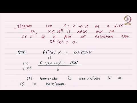 MAXIMA AND MINIMA IN SEVERAL VARIABLES