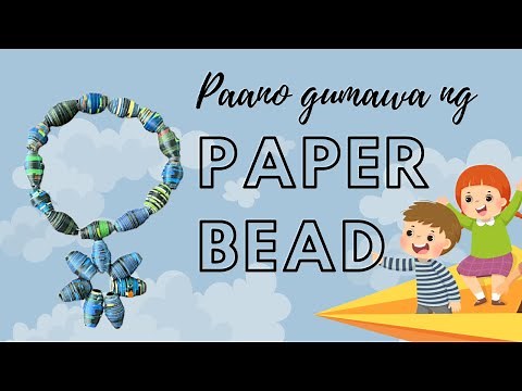 Paano Gumawa ng Paper Beads Gamit ang Lumang Magazine | DIY