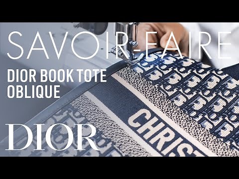 The ‘Dior Book Tote’ Oblique Comes to Life in the Dior Atelier