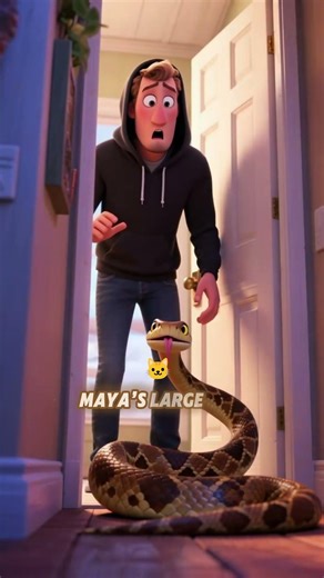 The Python Who Guarded the House 🐍⚠️ And Stopped a Stranger! | #PythonHero #PetSavedChild