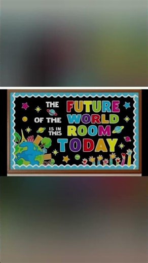 Easy Bulletin Board Decoration Ideas for School | Classroom Decoration | Back to School #shorts