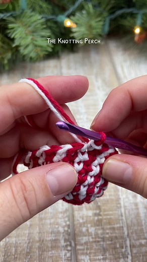 Alternating colors #crochet #crochetersoftiktok #tipsandtricks #crochettechniques #learnhowto #colorchange #alternatecolor