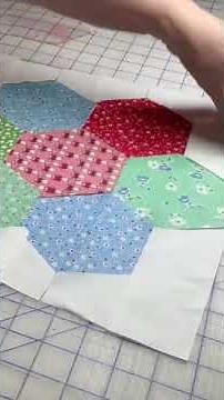 Quick and easy hexi quilt block