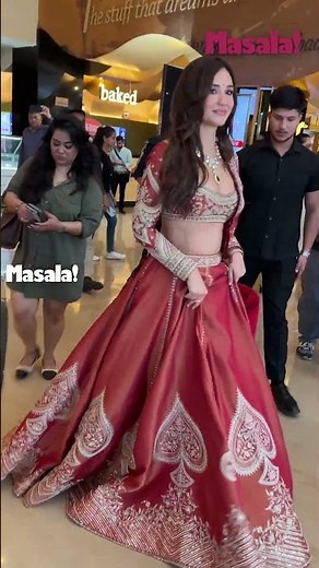 Akanksha Sharma as she stuns in style while promoting her debut film Kesari Veer! ✨❤️