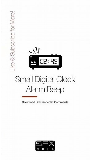 Digital Clock Alarm Beep 📟🕰️ / Digital Beeps 🔊 / Digital Clock Sound