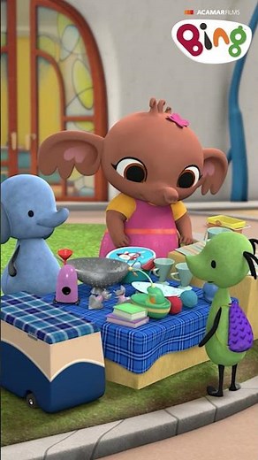 Pando and Padget visit Bing and Sula's shop! | #Shorts | Bing Shorts