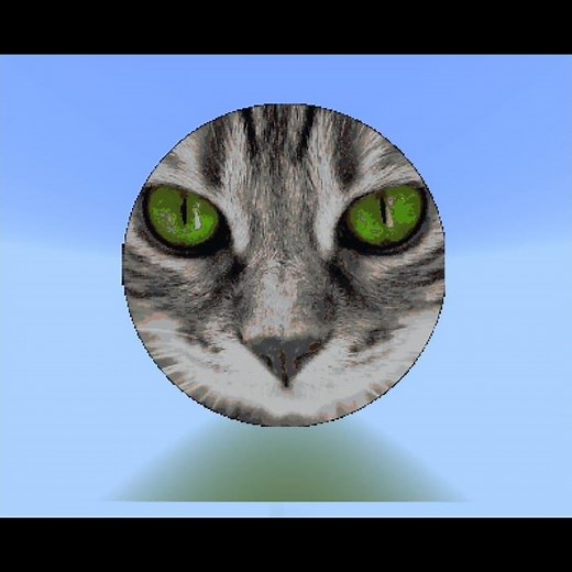 Minecraft Green Eyes Cat Pixel Art 🐱💚