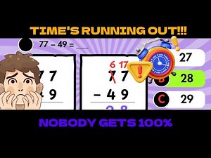 15 Subtraction Quiz Exercises for Kids