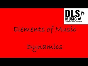 Dynamics - Elements of Music explained