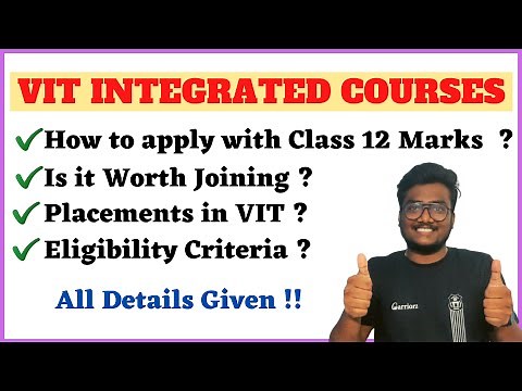 VIT Integrated MTech | All Details | Placements ? | Pros and Cons | SCM #VIT #integrated