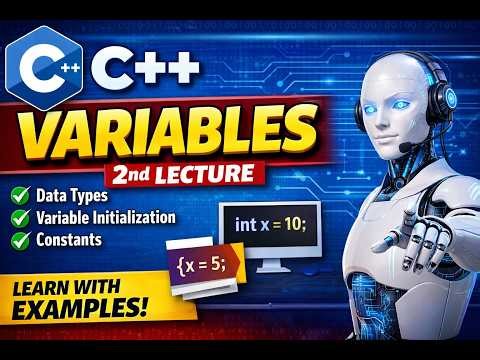 C++ Basic Lecture 2 | Variables