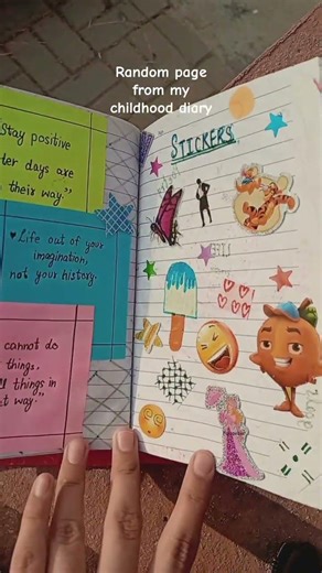 Random page from my childhood diary 📒📔#shortsviral #shorts