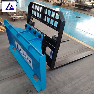 [Hot Item] S16 Skid Steer Loader with Pallet Fork, Fork Lift for Mini Excavator