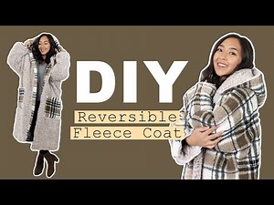 Sewing A Reversible Fleece Coat | @coolirpa