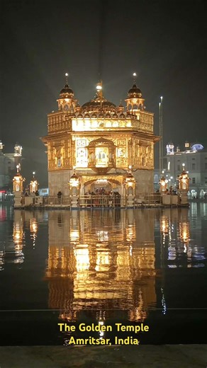 The Golden Temple in Amritsar, India.