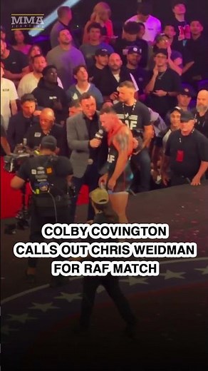 Colby Covington CALLS OUT Chris Weidman after win at RAF 07 in Tampa