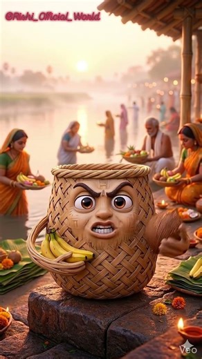 Chhath Puja Prasad 🙏 Thekua, Kheer & Bamboo Tokri | Bihar Chhath Special #shorts
