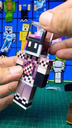 Minecraft papercraft blind bag nomor 1 #shorts