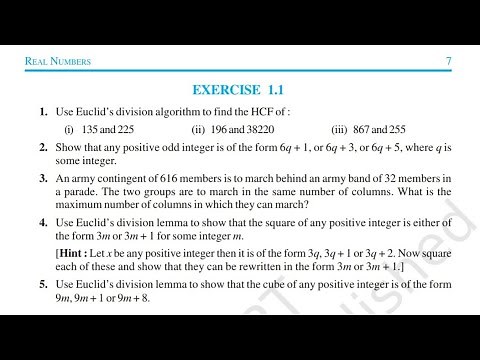 Exercise 1.1 Maths Class 10th NCERT SOLUTION I CLASS 10th MATHS in 100 DAYS I DAY-1