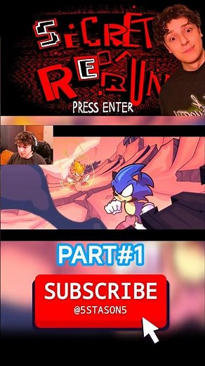 Friday Night Funkin’ VS Sonic.EXE: Secret of Rerun (PART 1) #shorts #fnfmod #fridaynightfunkin