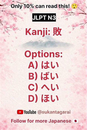 JLPT N3 Kanji Challenge 🔥 Test Your Japanese