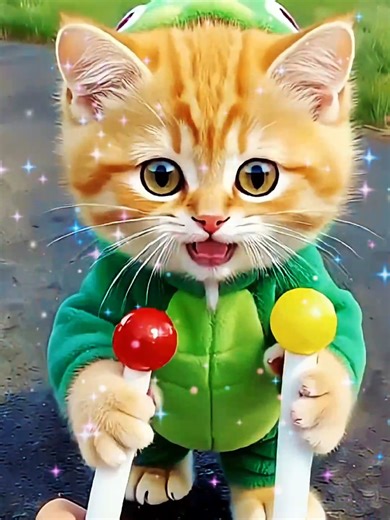 cat eating lollipop video#creatorsearchinsights #trending #viral2024 #contenttips #fyp #creatorhacks #trendalert