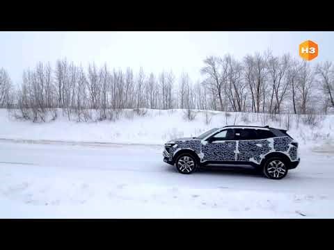 Winter testing of the LADA Azimut