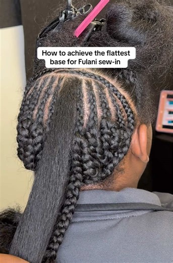 Sew In Base Tutorial for Fulani Braids