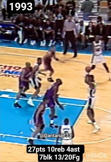 DAVID ROBINSON vs. PHOENIX SUNS IN 1993 : #shorts #NBA #davidrobinson