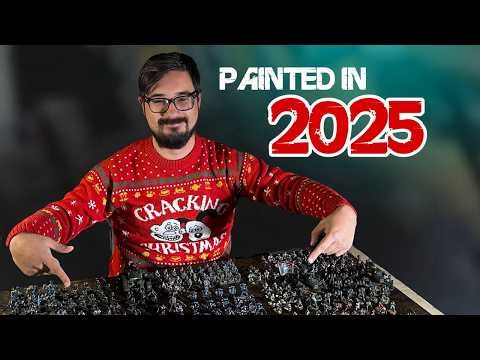 I Painted 672 Miniatures in 2025 | Full Hobby Recap