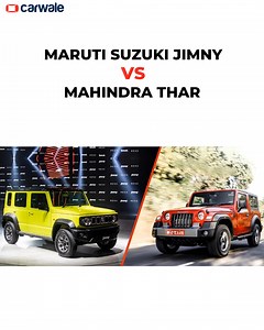 SUVs are a hot rage in the country right now, particularly among enthusiasts who are constantly chasing the adrenaline rush of taking their vehicles off the beaten paths and on cross-country adventures. And to cater to this growing demand, manufacturers are working in full swing to bring alluring products to the market. Among these is Maruti Suzuki, who recently launched the much-anticipated Jimny that goes straight up against Mahindra’s Thar which has been dominating the SUV space. So, let's se
