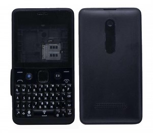 Full Body Housing for Nokia Asha 210 Dual Sim - Black