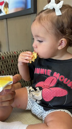 She discovered chick-fil-a sauce 😂😍 #baby #chickfila #fries | Chick-fil-A