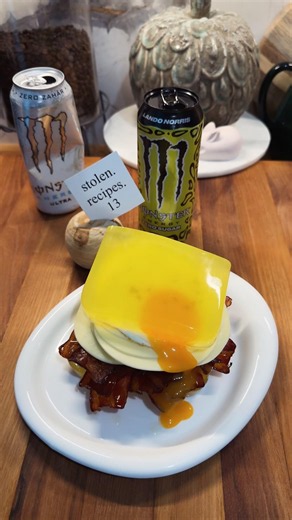 Bacon Egg & Cheese with Monste Energy Bread