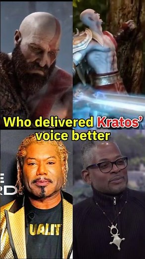 Who delivered Kratos’ voice better?| God of War #shorts