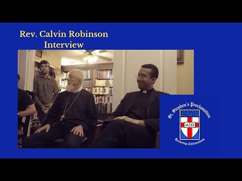 Prof. Steven Rutt interviews Calvin Robinson