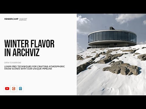 Capture Perfect Winter Mood in 3Ds Max & Corona Renderer 🔥 ArchViz Tutorial for Advanced 3D Artists