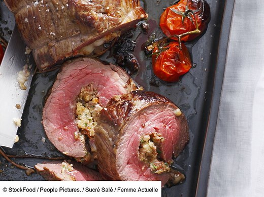 Rôti de bœuf farci à l’italienne facile : Découvrez toutes les recettes de Femme Actuelle