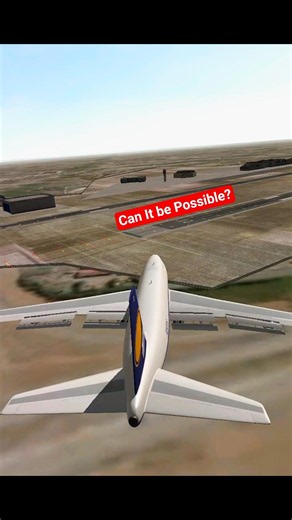 😱 Boeing 747 Dangerous crosswind landing #shorts #b47 #aviation #headlight #crosswindlanding