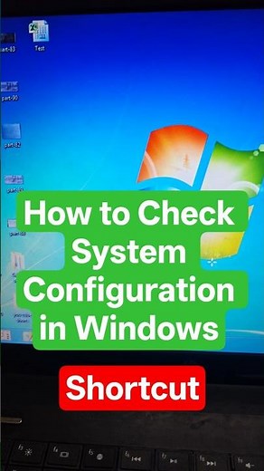 System Configuration in Windows 💻 #computereducation #pctips