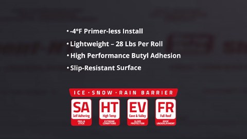 Grip-Rite 36 in. x 67 ft. (201 sq. ft.) High Temperature Self-Adhering Synthetic Roofing Underlayment SL2SQHT