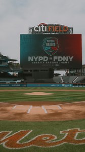 It was a hot day, but a beautiful day for some FDNY vs. NYPD baseball. Unfortunately ending at the bottom of the 7th due to dangerous weather (lighting struck right behind Citi Field), the FDNY Members pulled out victorious against the NYPD with a score of 2-1. #FDNY #nypd #baseball #citifield #mets #firemen #fireman #firefighter #firefighters #policeman #policemen #nyc #newyorkcity #mlb #battleofthebadges | Fire Diary New York