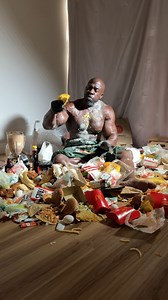 Swimming in Fast Food #food #fastfood #protein | Kali Muscle