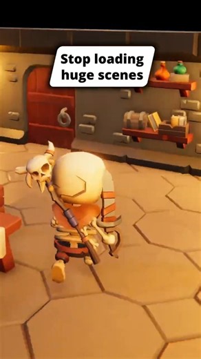 Load Unity scenes additively for faster load time #gamedev #indiedev #unity3d #madewithunity