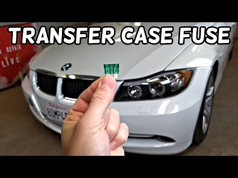 TRANSFER CASE FUSE LOCATION BMW E90 E91 E92 E93
