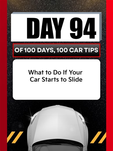 DAY 94: What to Do If Your Car Starts to Slide What to Do If Your Car Slides | Winter Driving Tip Hit an icy patch? Stay calm. If your car starts to slide on snow or ice, ease off the gas and avoid sudden braking. Gently steer in the direction you want the car to go, focusing on where you want the front of the vehicle to move. Let the tires regain traction before correcting your course. Staying relaxed and making smooth inputs helps you recover safely and stay in control. Have you ever had to co