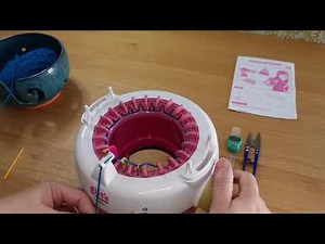 The Cast On - Girl's Creator 22 needle knitting machine