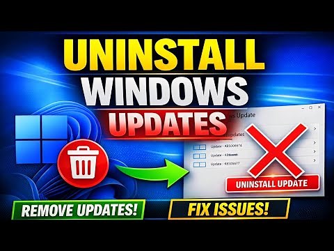 Uninstall Windows 11 Update That Is Breaking Your PC