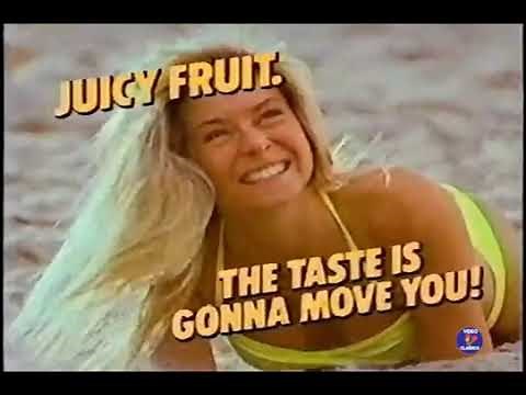 1991 Juicy Fruit Gum - The taste is gonna move you - TV Commercial